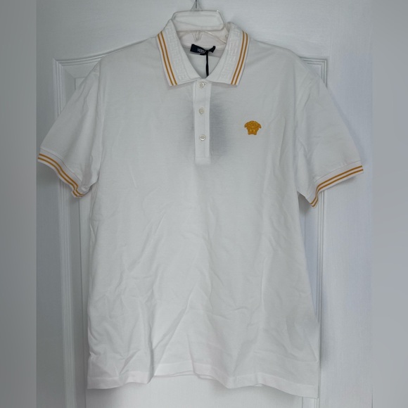 NWT Versace Medusa Pop Piqué Polo - Picture 9 of 11